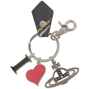 vivienne-westwood-chelsea-tartan-i-love-orb-keyring---blacksilver-34390668