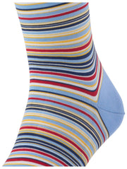 Chaussettes hautes Falke Microblock - Bleu bleuet
