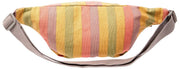 Petit sac banane en toile de coton Roka Mill Hill - Faded Multi Stripe