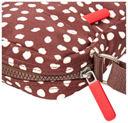 Sac à bandoulière en toile recyclée Roka Bond - Taches marron