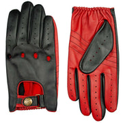 dents-aintree-two-colour-leather-driving-gloves---blackberry-red-34490986