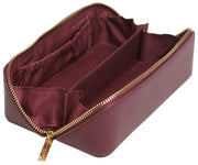 Petite valise de train de luxe Alice Wheeler London - Rouge baie