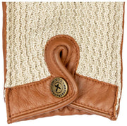 Gants de conduite en cuir Dents The Suited Racer Hatcher - Cognac Tan