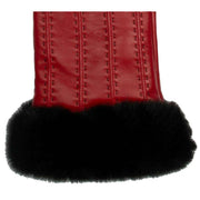 dents-cassie-contrast-stitching-leather-gloves---berry-redblack-34479825