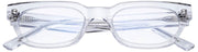 Lunettes de lecture MessyWeekend Jenner à lumière bleue - Transparentes
