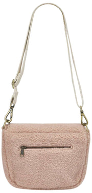 Hindbag Margault Teddy Shoulder Bag - Powder Pink