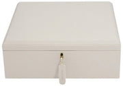 Boîte à bijoux photo de luxe de taille moyenne Stackers - Crème d'avoine