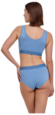 Falke Daily Comfort 2-Pack Bustier Bralette - Blue/Beige