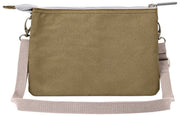 Roka Carnaby XL Recycled Canvas Crossbody Bag - Sea Spray Brown