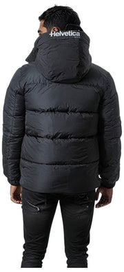 Helvetica Mountain Pioneers Parka à capuche Barnes - Noir