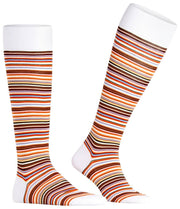 Falke Microblock Chaussettes Hautes - Blanc