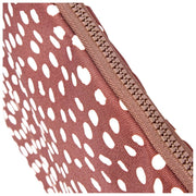 Roka Brick Lane Recycled Canvas Laptop Case - Brown Spot