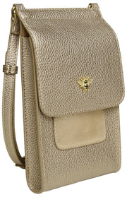 Alice Wheeler London Mini Sac à Bandoulière Bloomsbury - Bronze