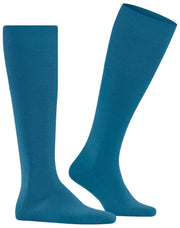 Chaussettes hautes Falke Airport - Bleu Cyan