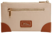 Alice Wheeler London Shoreditch Brompton Purse - Stone Beige