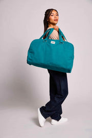 Hindbag Yves Grand Sac de Voyage - Bleu Paon