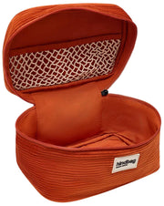 Hindbag Gaspard Vanity Bag - Velours Brique Orange