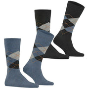 burlington-everyday-argyle-2-pack-socks---denim-mel-blue-34598177