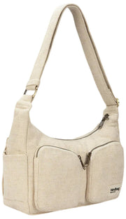 Hindbag Emile Multi Pocket Shoulder Bag - Jute Beige