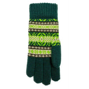 dents-jacquard-fair-isle-knitted-gloves---olive-green-34477892