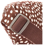 Roka Mill Hill Cotton Canvas Bum Bag - Brown Dot