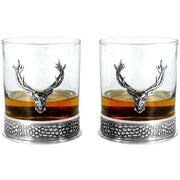 english-pewter-company-11oz-regal-stag-double-tumbler-set---silverclear-34391523