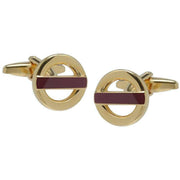 david-van-hagen-the-roundel-cufflinks---burgundygold-34498484