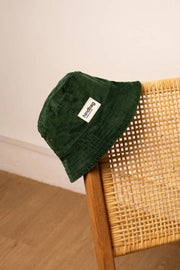 Hindbag Bob Bucket Hat - Velvet Pine Green