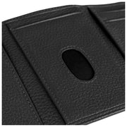 Portefeuille porte-cartes à trois volets Dents Aire - Noir