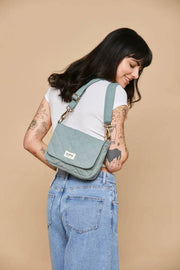 Hindbag Margault Quilted Shoulder Bag - Sage Green