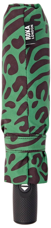 Parapluie Roka Waterloo en nylon recyclé - Vert artichaut