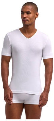 Falke Daily Seamless V-Neck T-Shirt - White