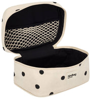 Hindbag Gaspard Vanity Bag - Pois Blanc Cassé