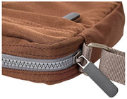 Sac à bandoulière en toile recyclée Roka Bond - Marron cannelle