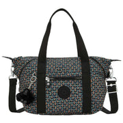 kipling-art-mini-tote-bag---geo-feathers-black-34465615