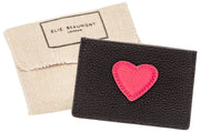 Porte-cartes Coeur Elie Beaumont - Noir/Rose Baie