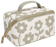 Alice Wheeler London Mini valise à fleurs - Vert pistache