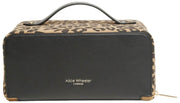 Alice Wheeler London Valise de Train à Imprimé Animal - Noir/Léopard