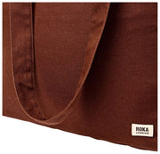 Roka Sloane Medium Cotton Canvas Tote Bag - Lindt Brown