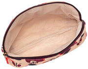Trousse à cosmétiques en velours Serendipity Elie Beaumont - Café Geo Tulip Brown
