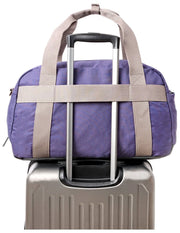 Sac de sport Roka Gatwick en toile recyclée de taille moyenne - Violet Oceana