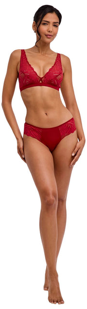 Falke Delicate Touch Triangle Bralette - Vintimille Rouge