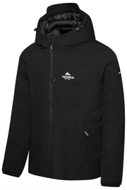 Helvetica Mountain Pioneers Veste coupe-vent à capuche Eyeblock - Noir