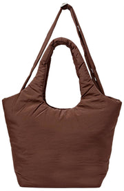Sac à bandoulière Roka Oxford Medium Taslon - Marron chocolat