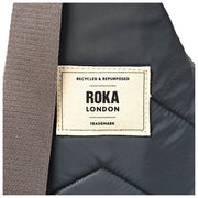 Roka Willesden Large Recycled Nylon Crossbody Bag - Beluga Grey
