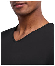 Falke Daily Seamless V-Neck T-Shirt - Black