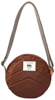 Roka Paddington Petit sac à bandoulière en nylon recyclé - Rocky Road Brown