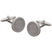 david-van-hagen-hammered-metal-cufflinks---silver-34498355