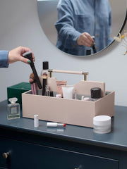 Organisateur de cosmétiques Supersize Stackers - Blush/Or