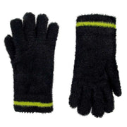 dents-feather-yarn-knitted-gloves---blackgreen-34477776